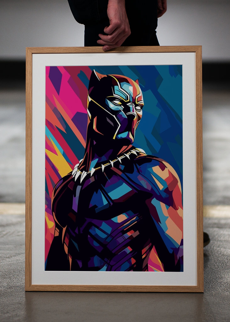 Black Panther Popart