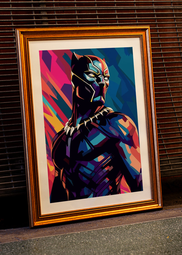 Black Panther Popart