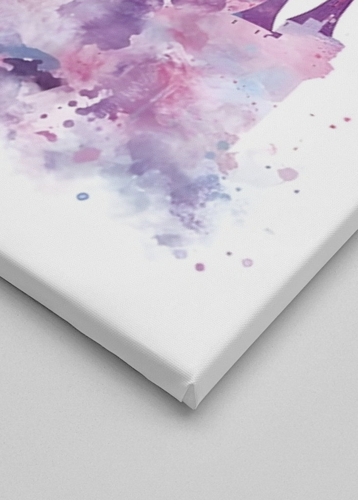 Cinderella Castle Watercolor