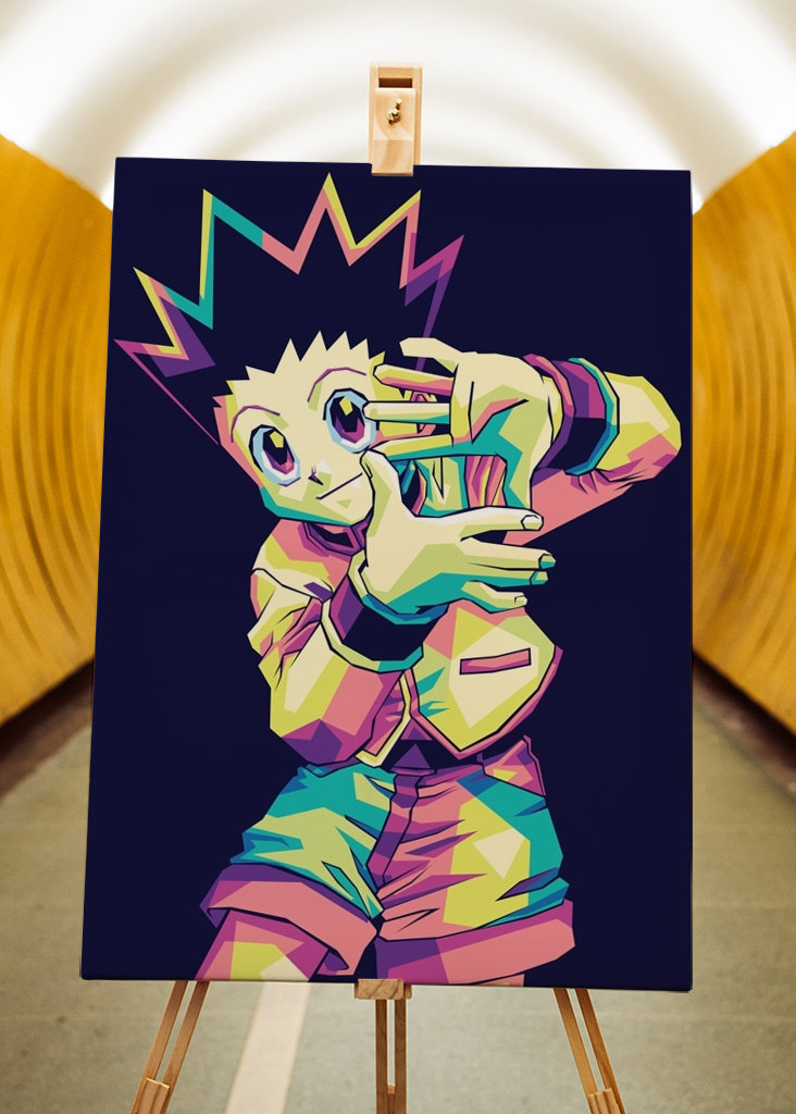 Gon Freecss Pop Art wpap fullc