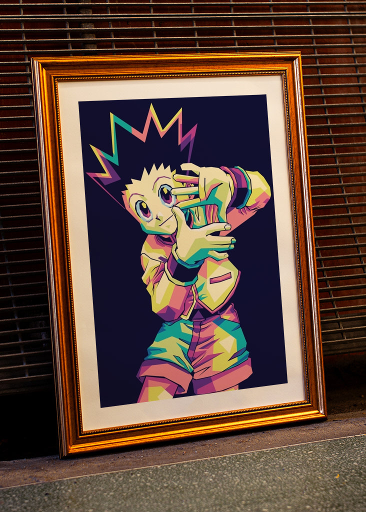 Gon Freecss Pop Art wpap fullc