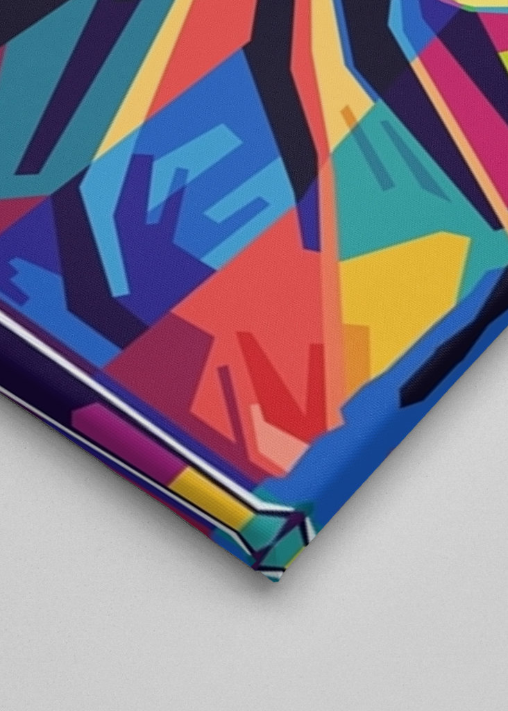 Messi og Ronaldinho Pop Art