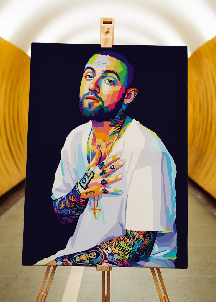 Mac Miller Pop Art