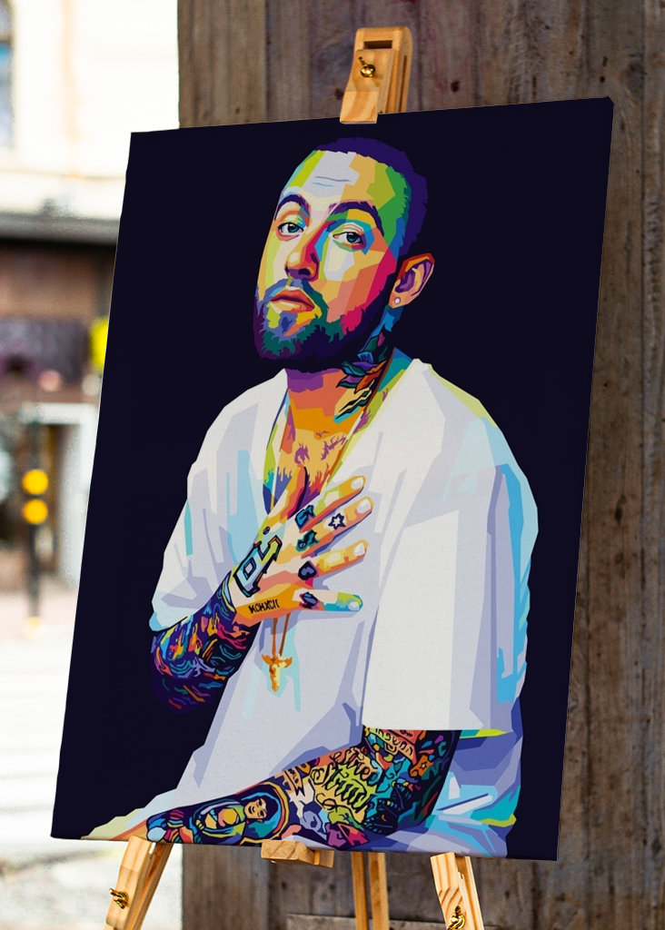 Mac Miller Pop Art
