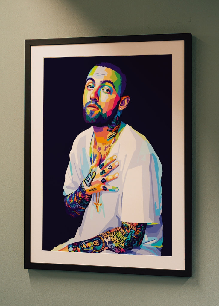 Mac Miller Pop Art