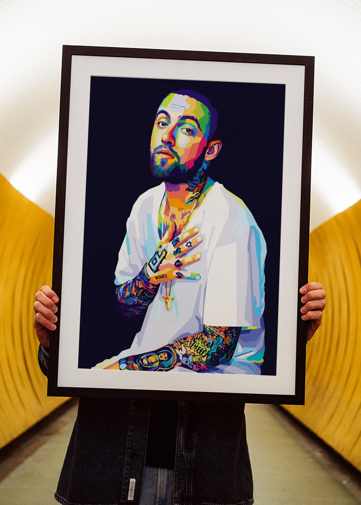Mac Miller Pop Art