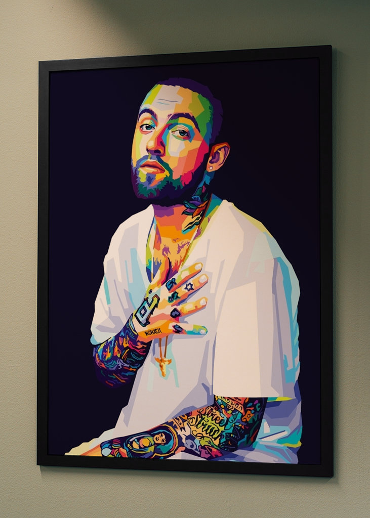 Mac Miller Pop Art