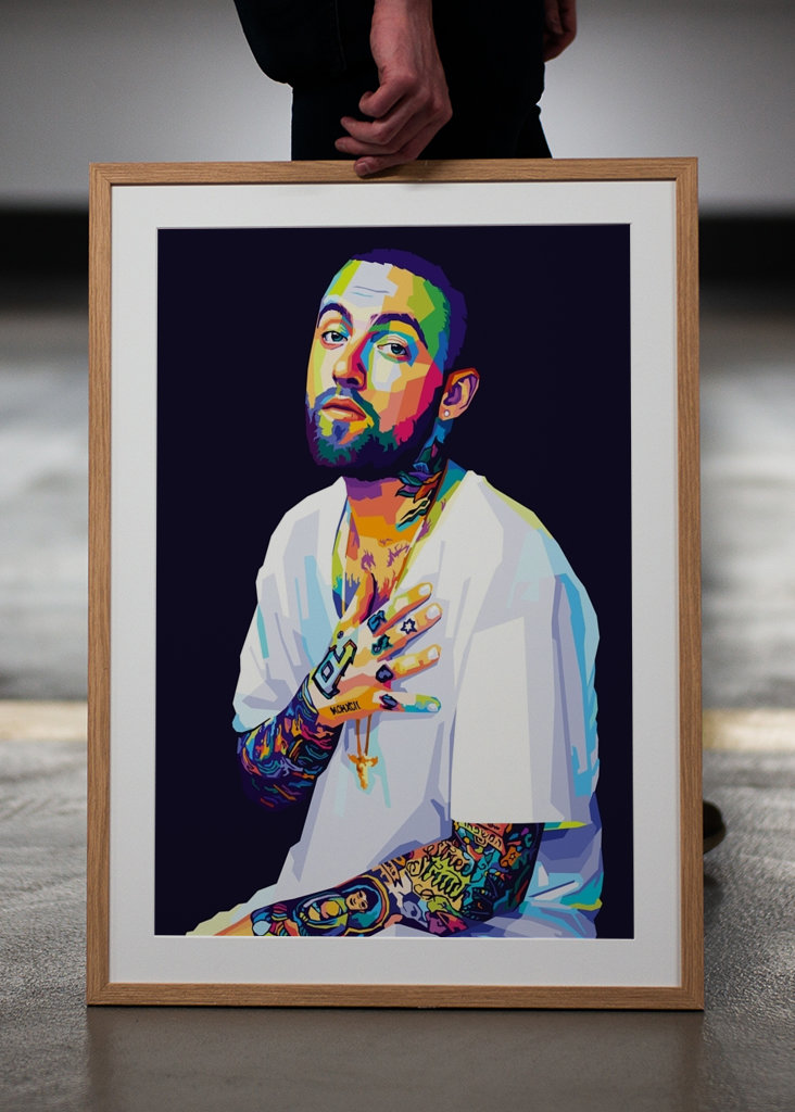 Mac Miller Pop Art