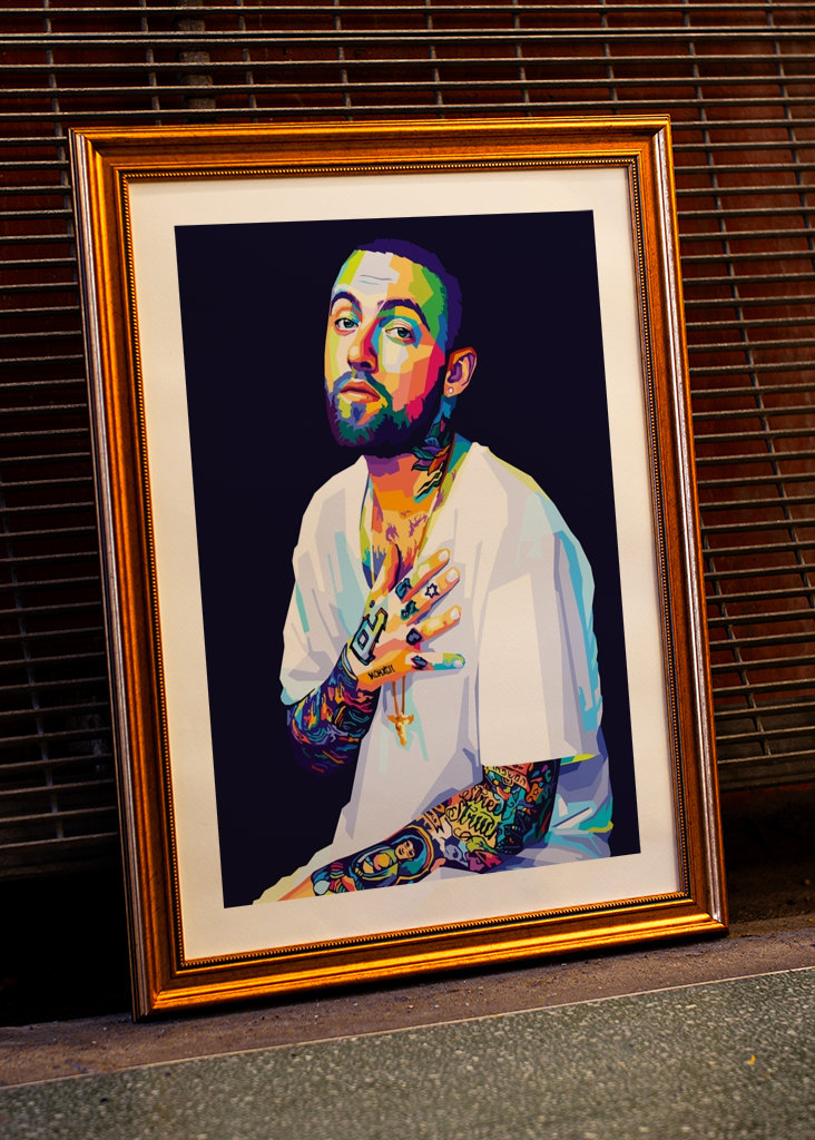 Mac Miller Pop Art