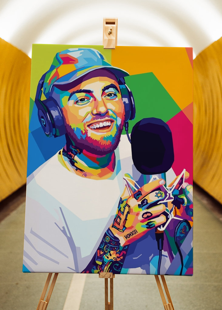 Mac Miller Wpap Pop Art