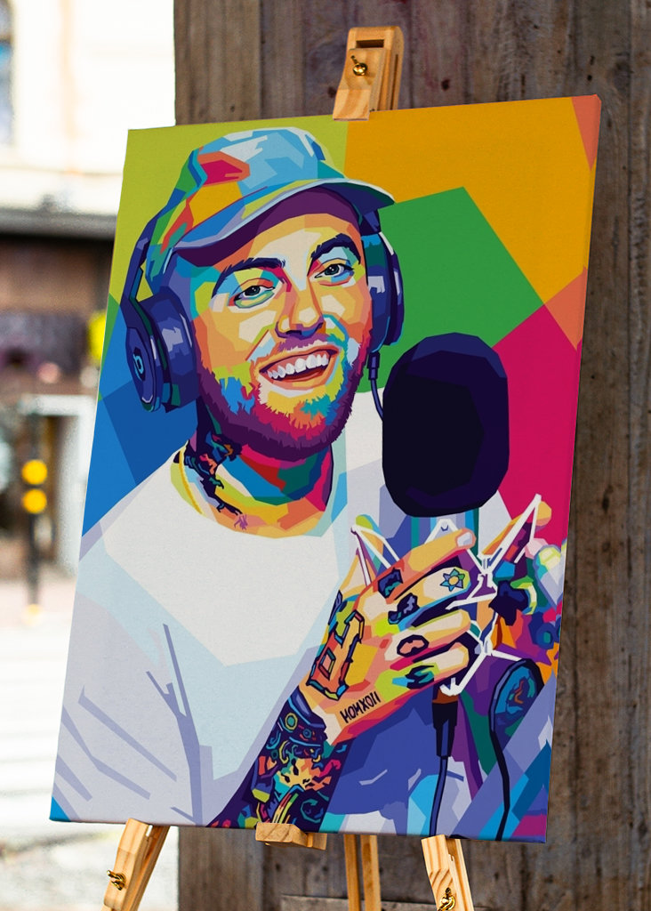 Mac Miller Wpap Pop Art