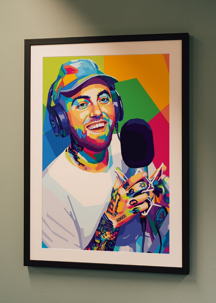 Mac Miller Wpap Pop Art