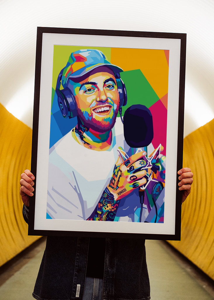 Mac Miller Wpap Pop Art