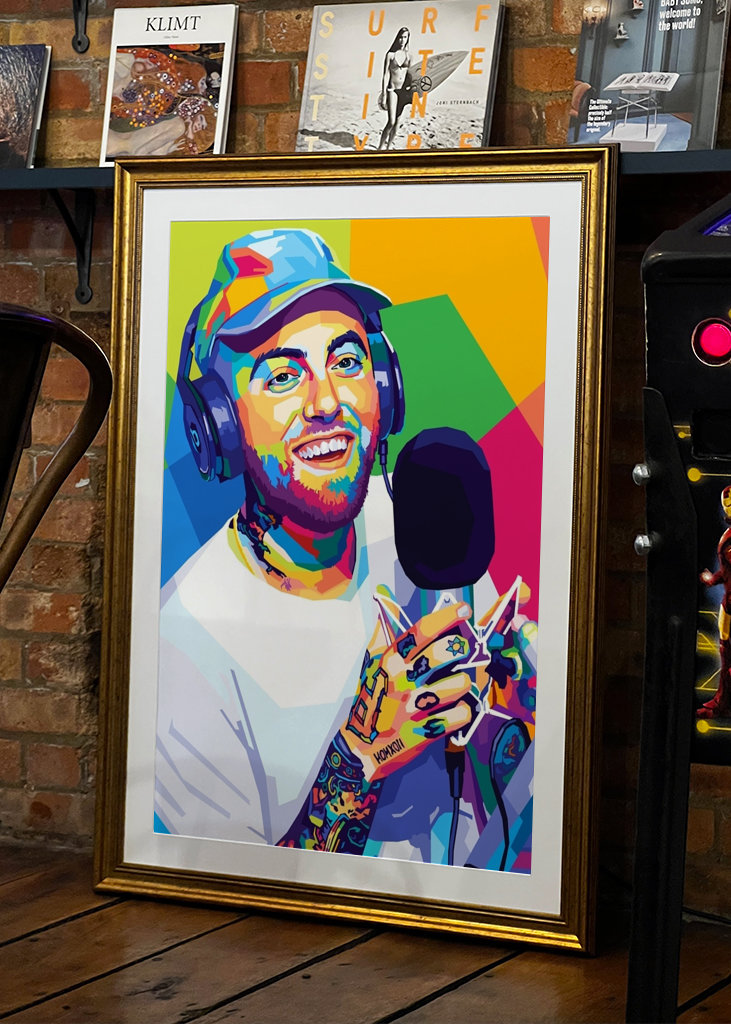 Mac Miller Wpap Pop Art