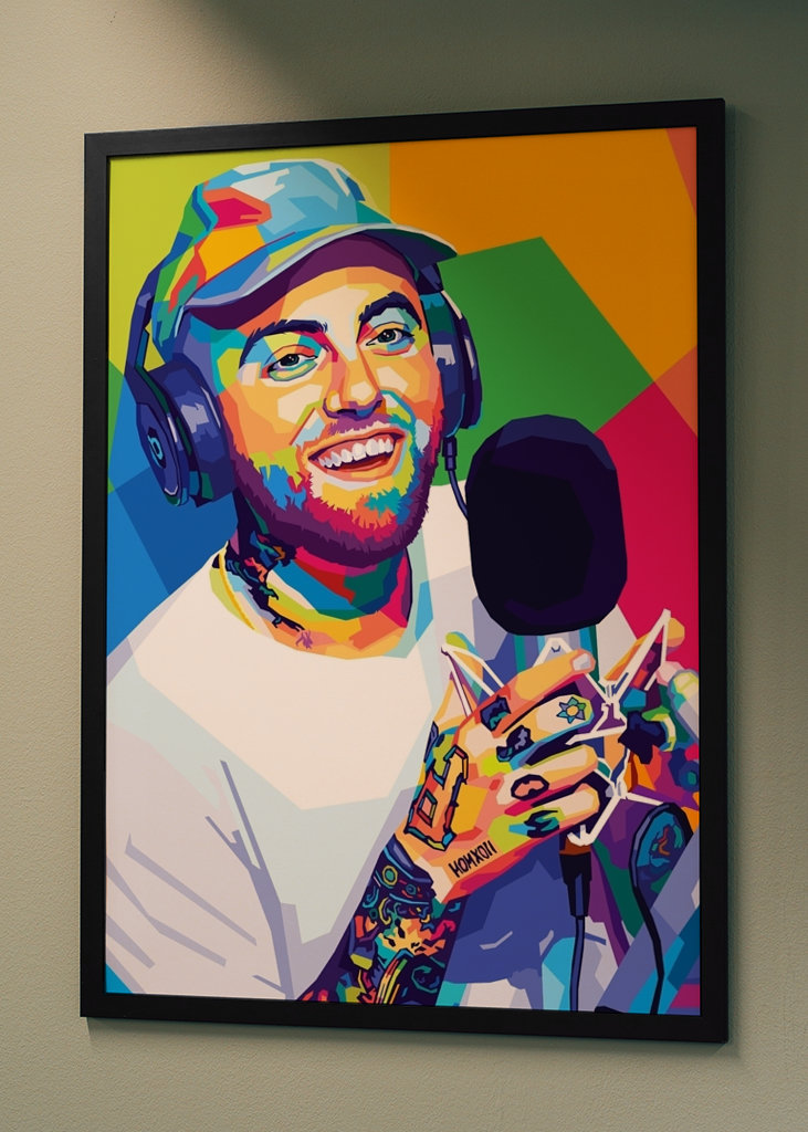Mac Miller Wpap Pop Art