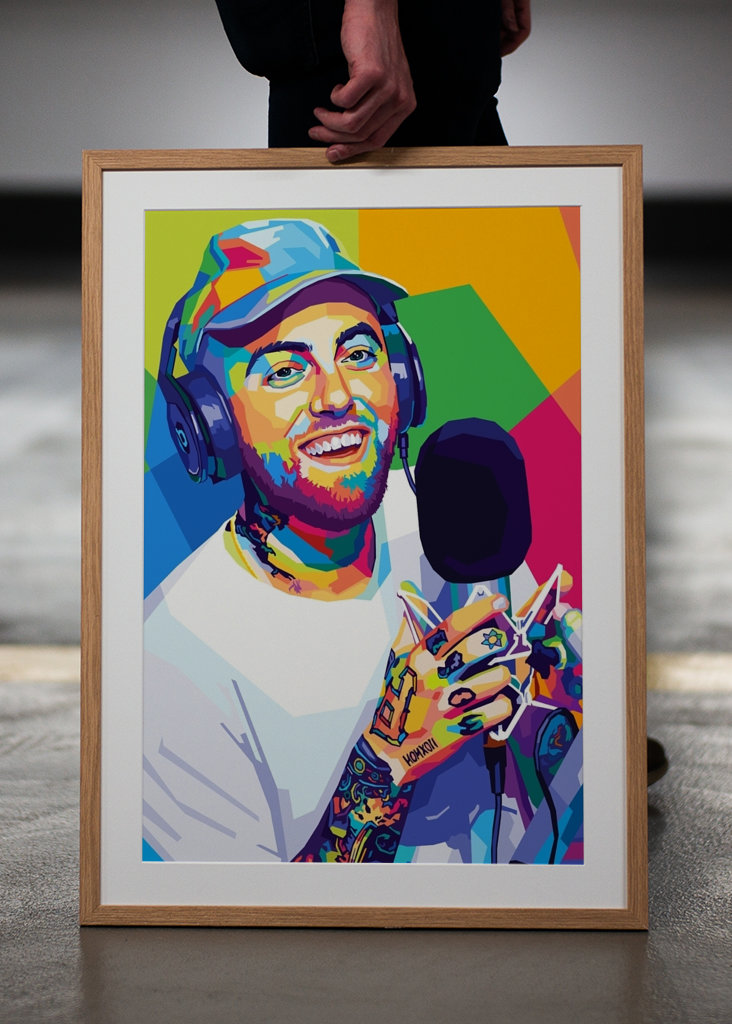 Mac Miller Wpap Pop Art