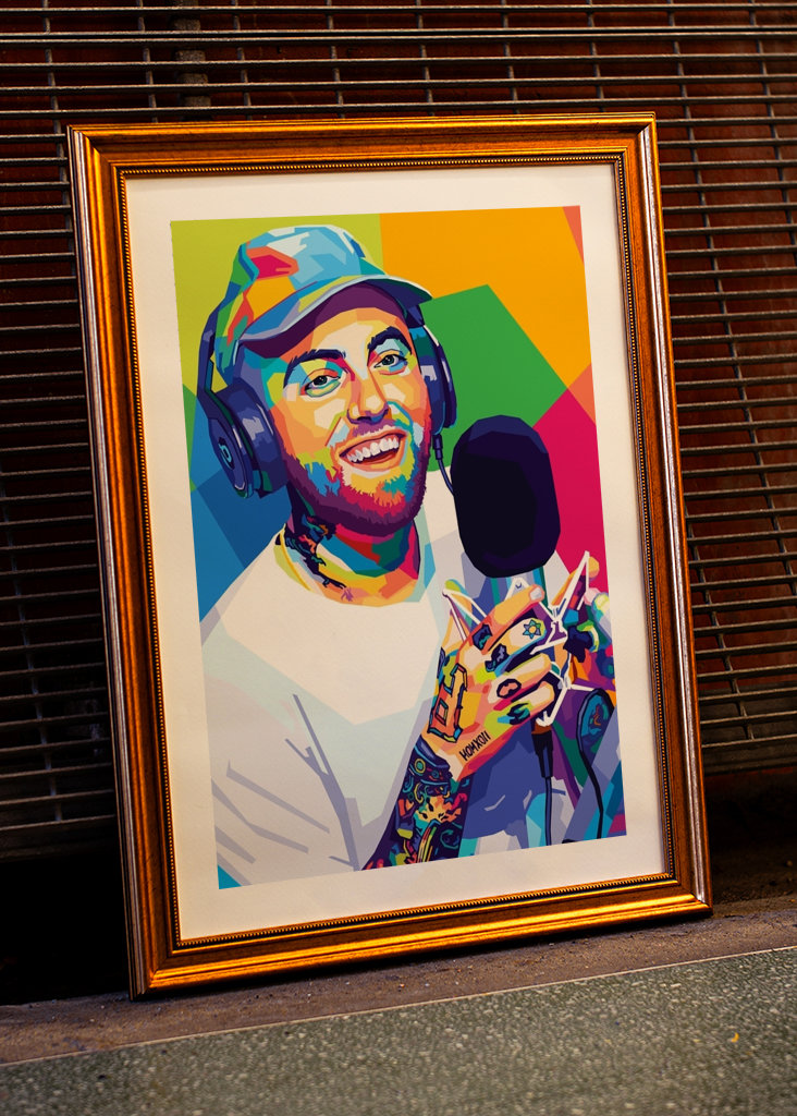 Mac Miller Wpap Pop Art