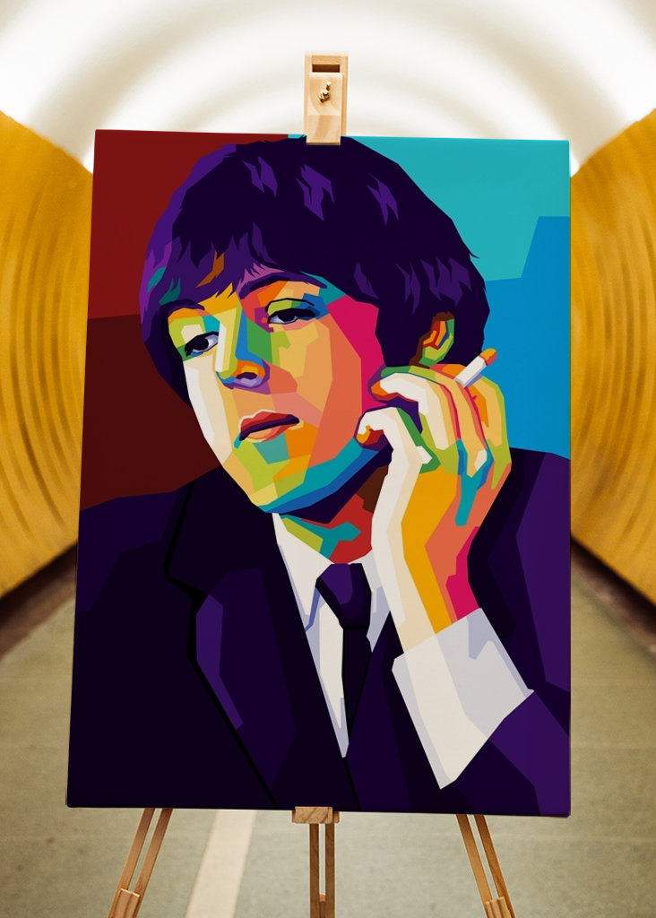 Paul McCartney Wpap Pop Art