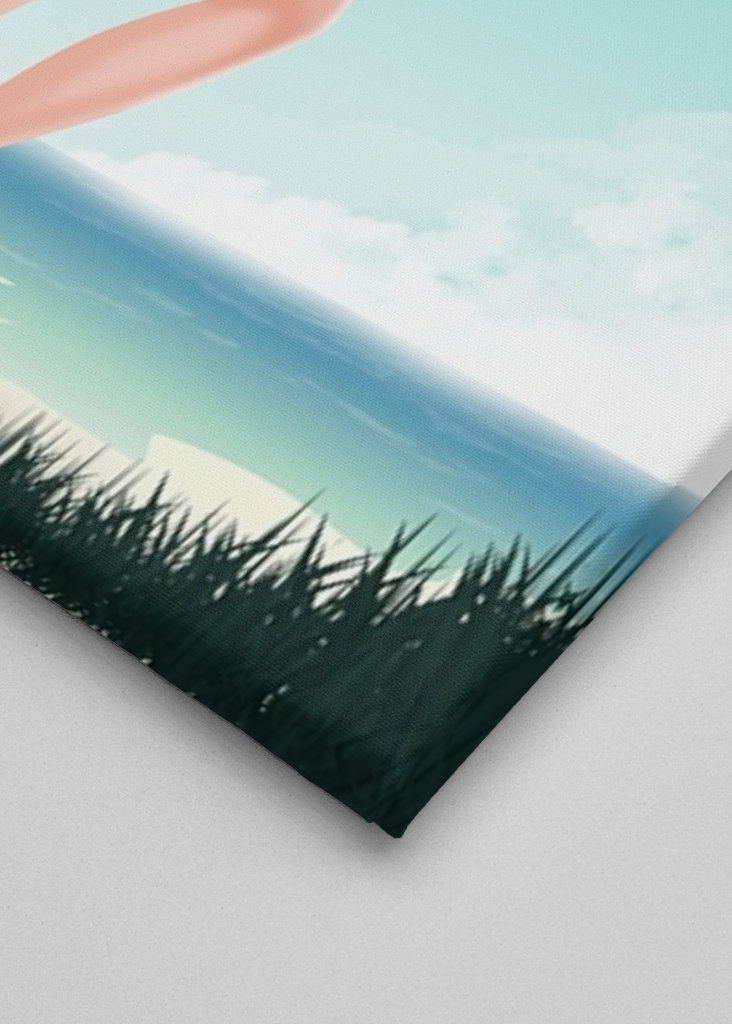 Sexy Surfař Letní Dívka