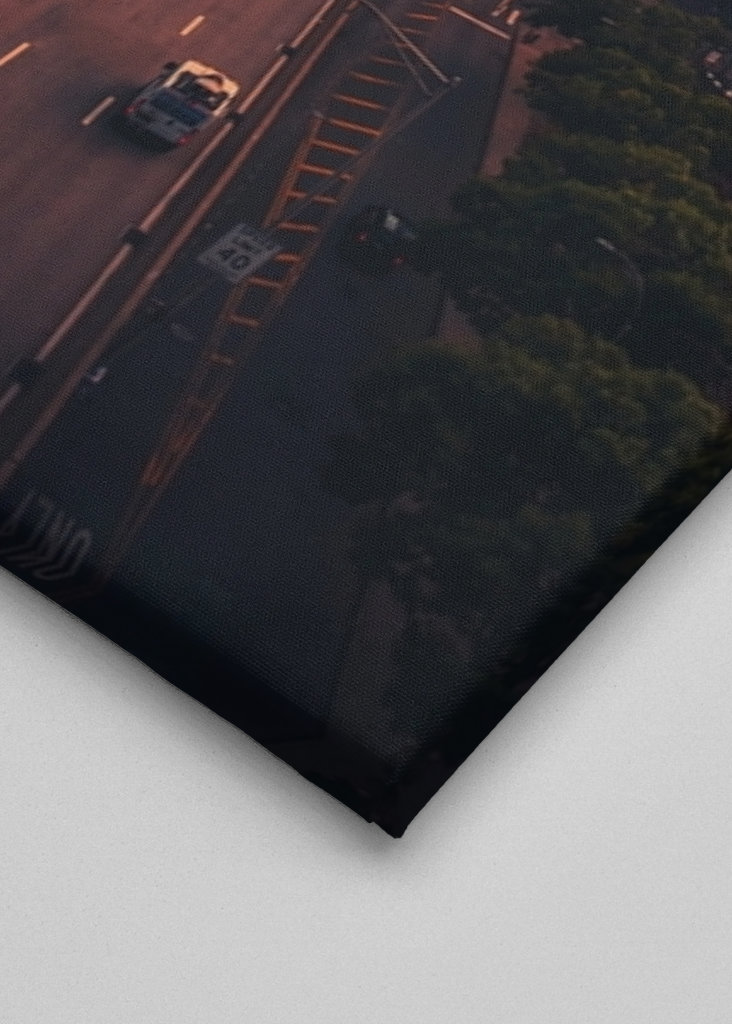 Solnedgang i New York City