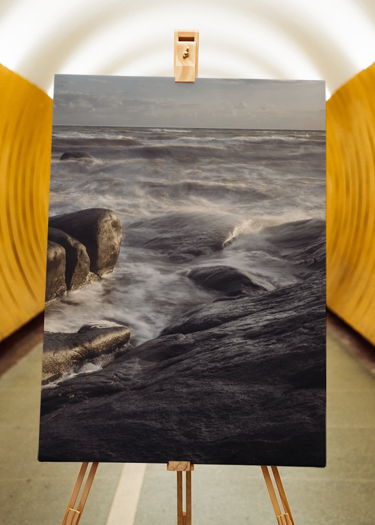 Das Meer war an diesem Tag wütend