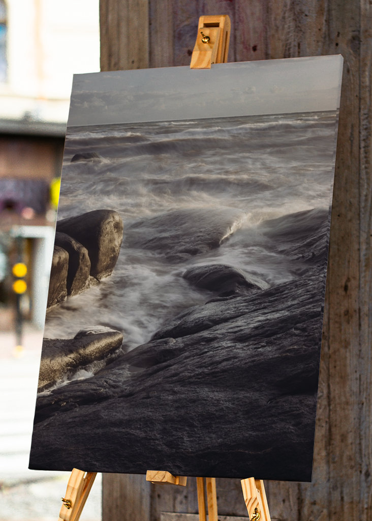 Das Meer war an diesem Tag wütend