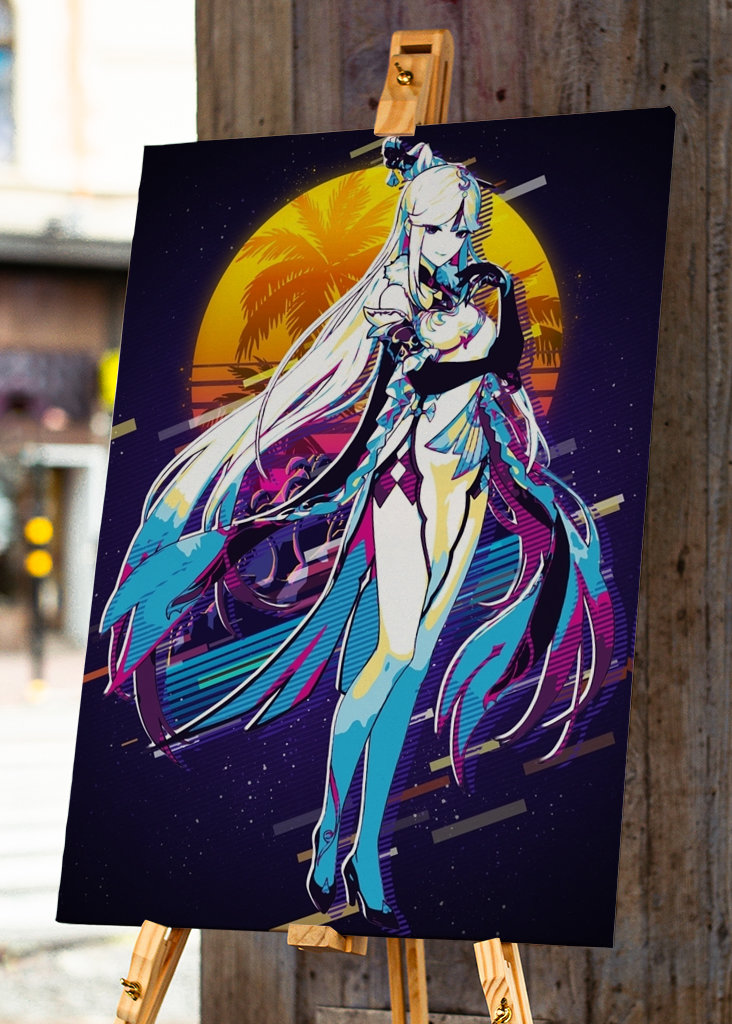 Ningguang - 80-tals retro