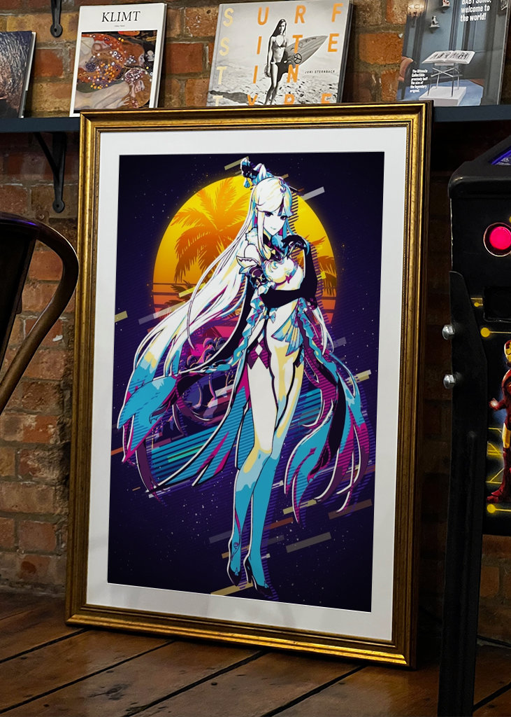 Ningguang - 80-tals retro