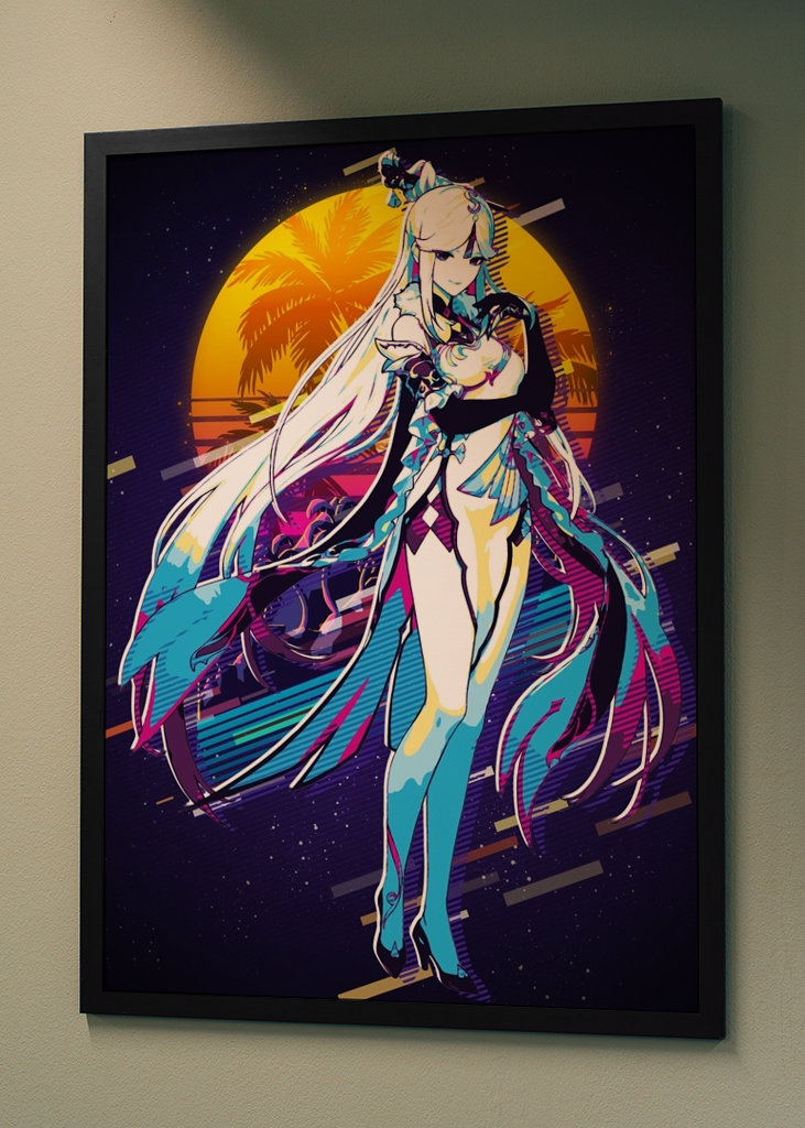 Ningguang - 80-tals retro