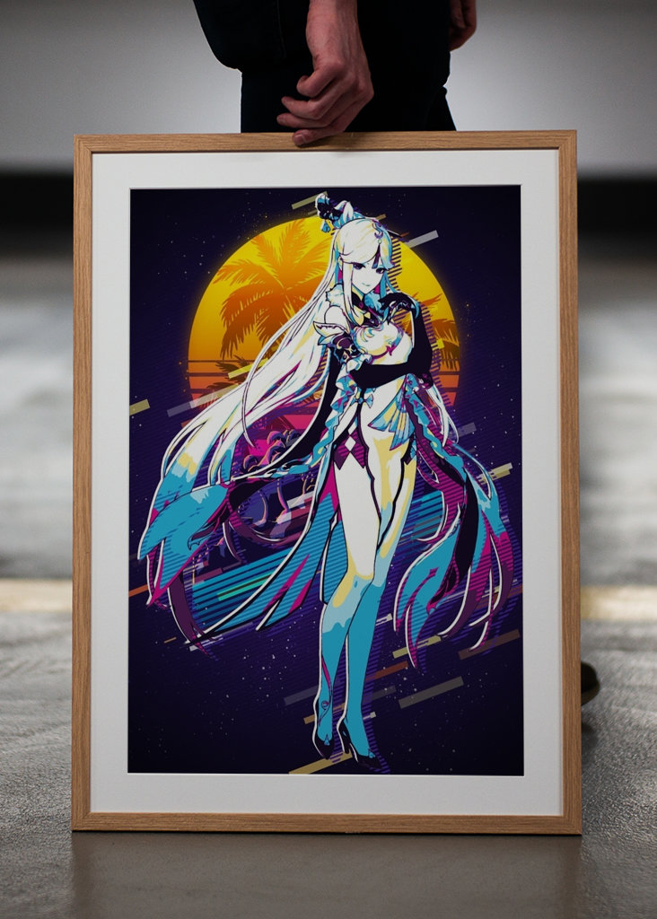 Ningguang - 80-tals retro