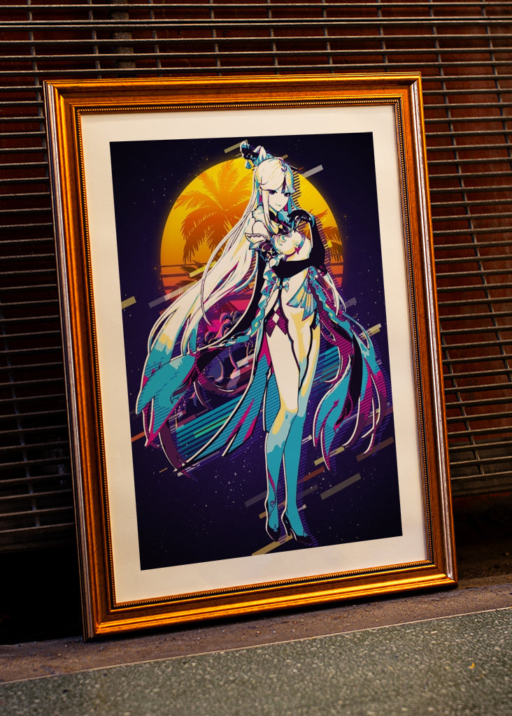 Ningguang - 80-tals retro