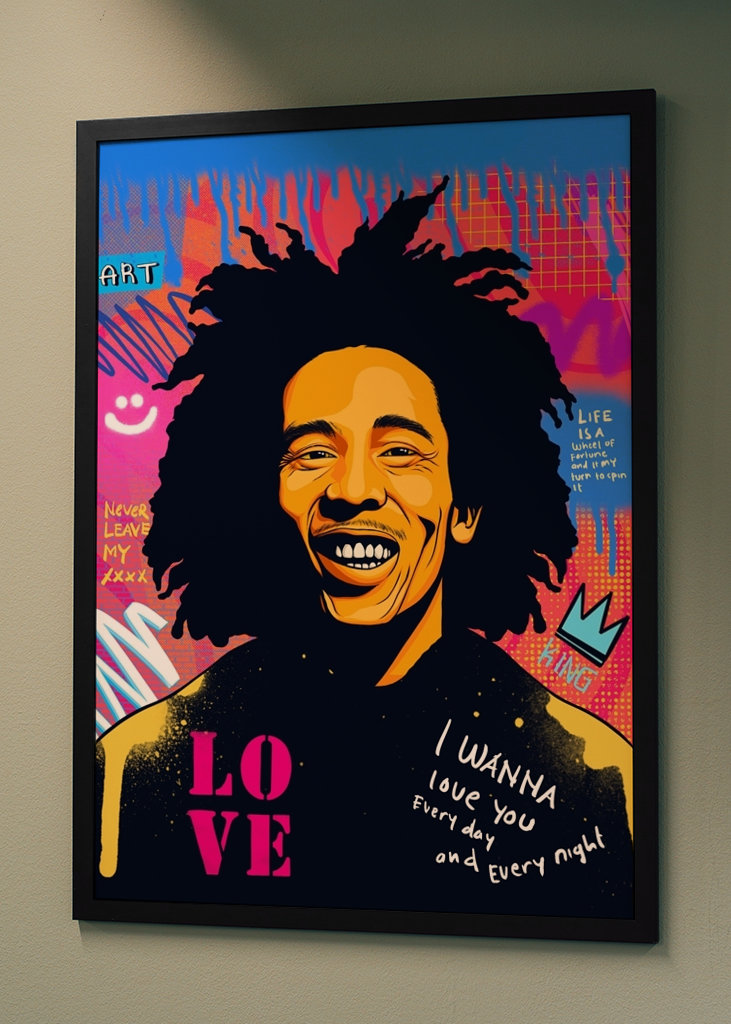 Bob Marley Pop Art
