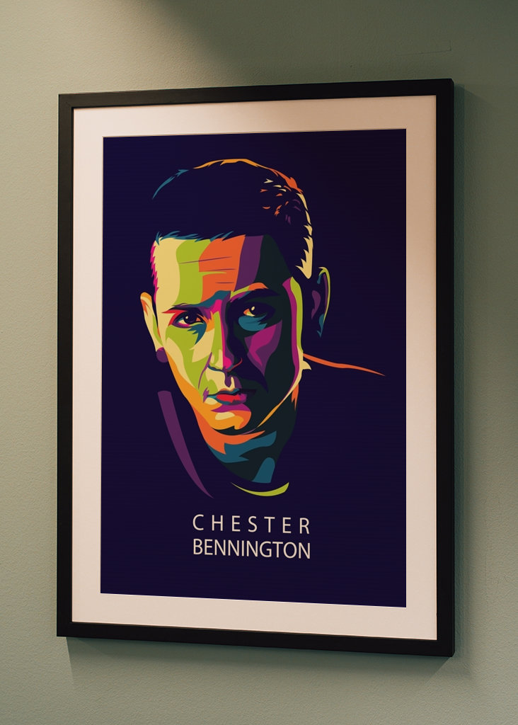 Chester Bennington In Pop Art