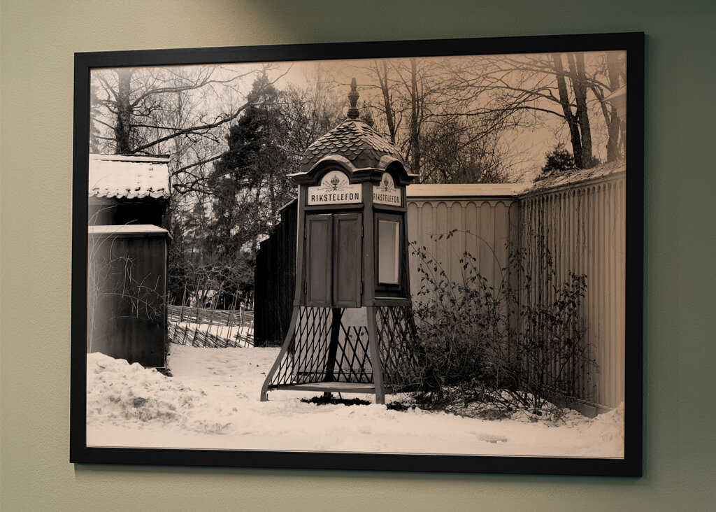 Ancienne cabine téléphonique