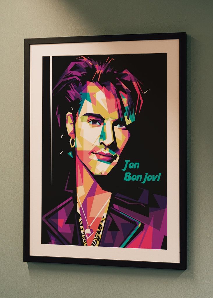 Jon Bon Jovi Pop Art 