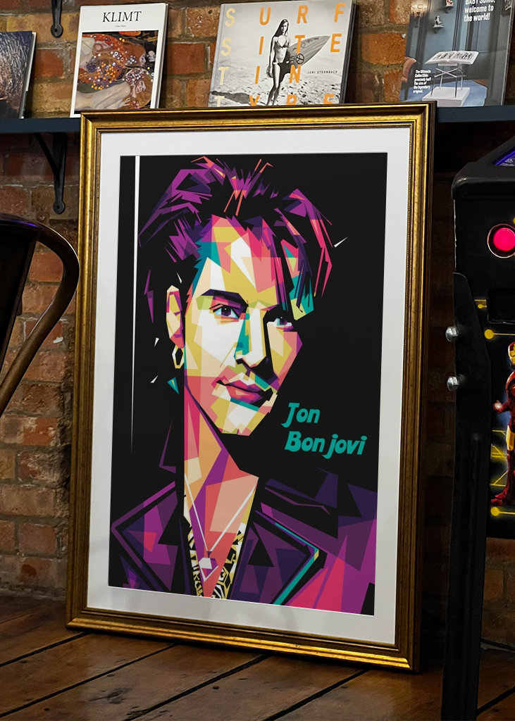 Jon Bon Jovi Pop Art 
