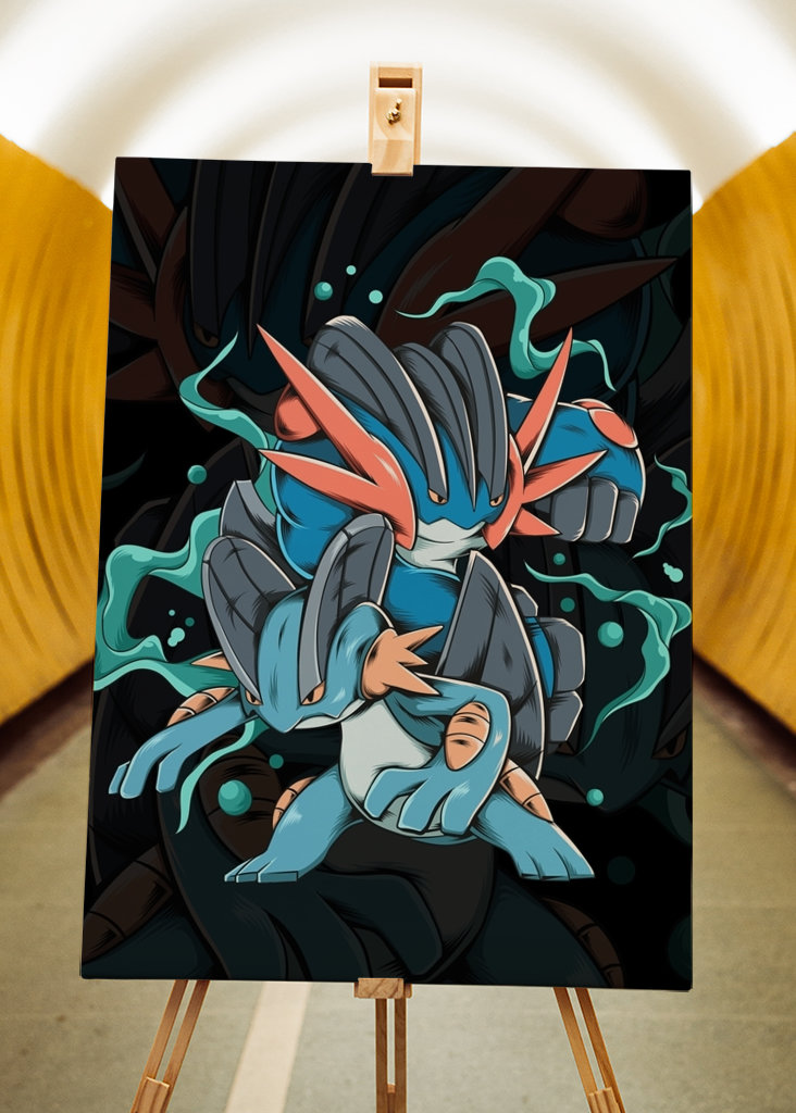 Swampert Pokemon Illustration