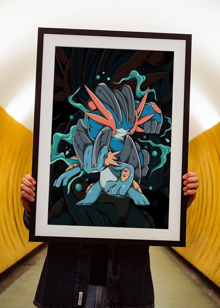 Swampert Pokemon Illustration