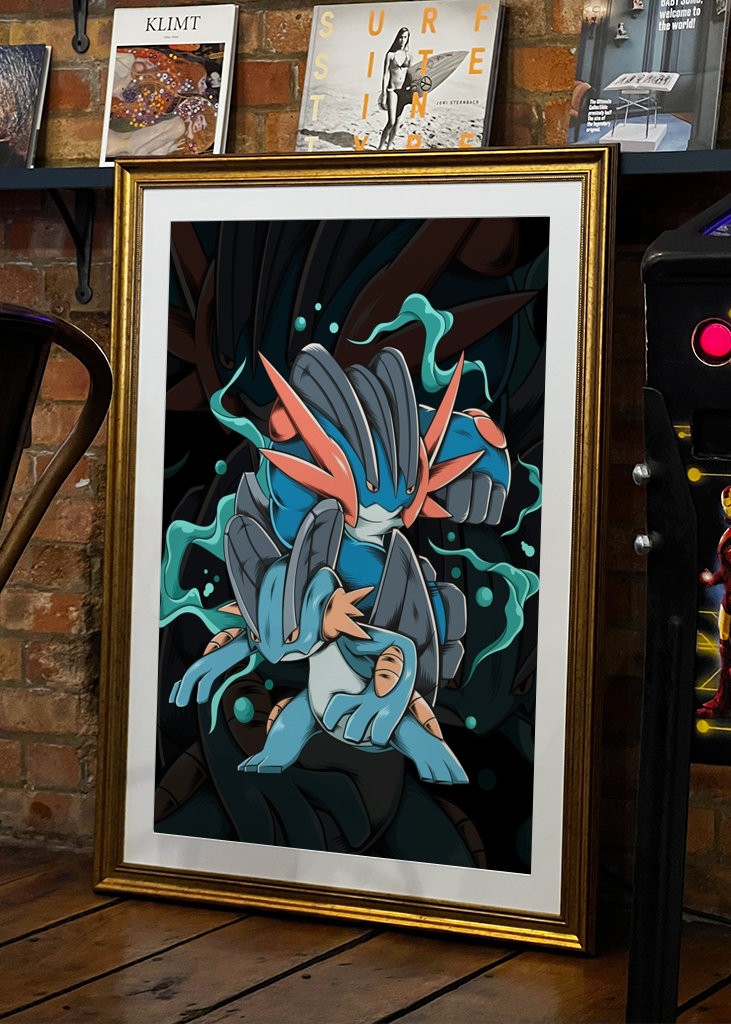 Swampert Pokemon Illustration