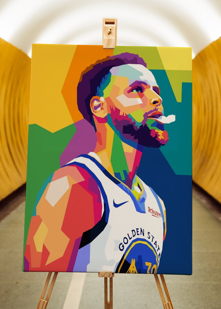 Stephen Curry Wpap Pop Art