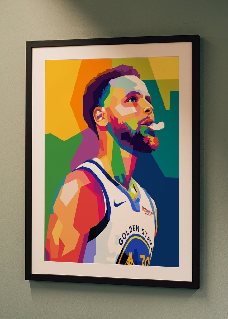 Stephen Curry Wpap Pop Art