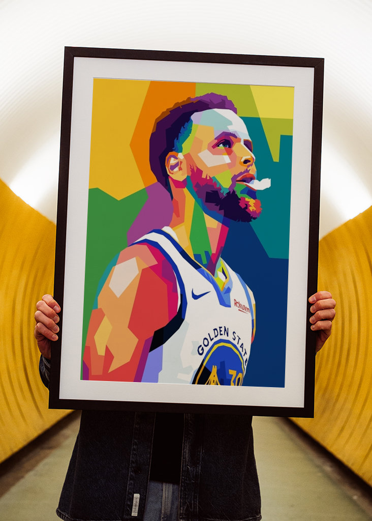Stephen Curry Wpap Pop Art