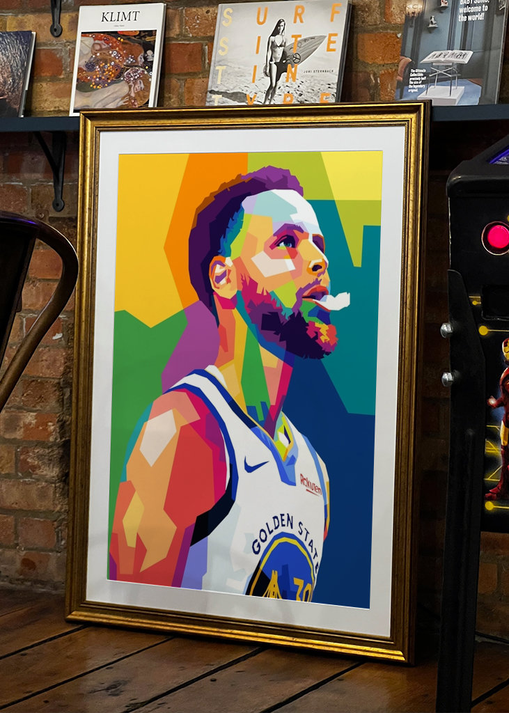 Stephen Curry Wpap Pop Art