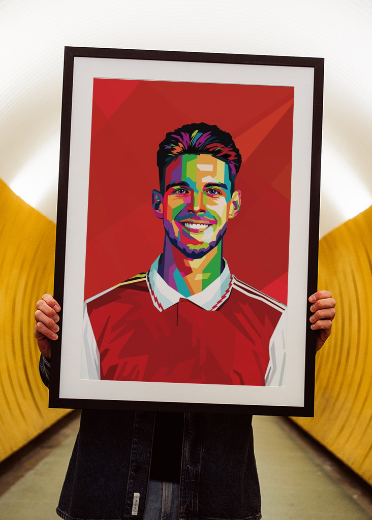 Declan Rice I Wpap Art Style