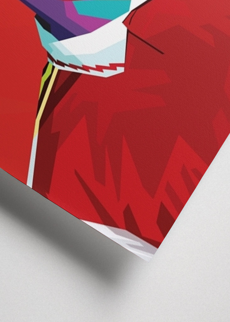 Declan Rice I Wpap Art Style