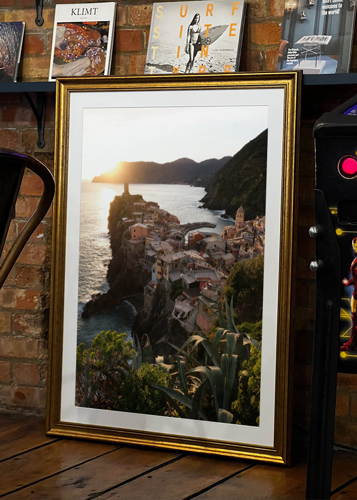 Sunset in Vernazza, Italy