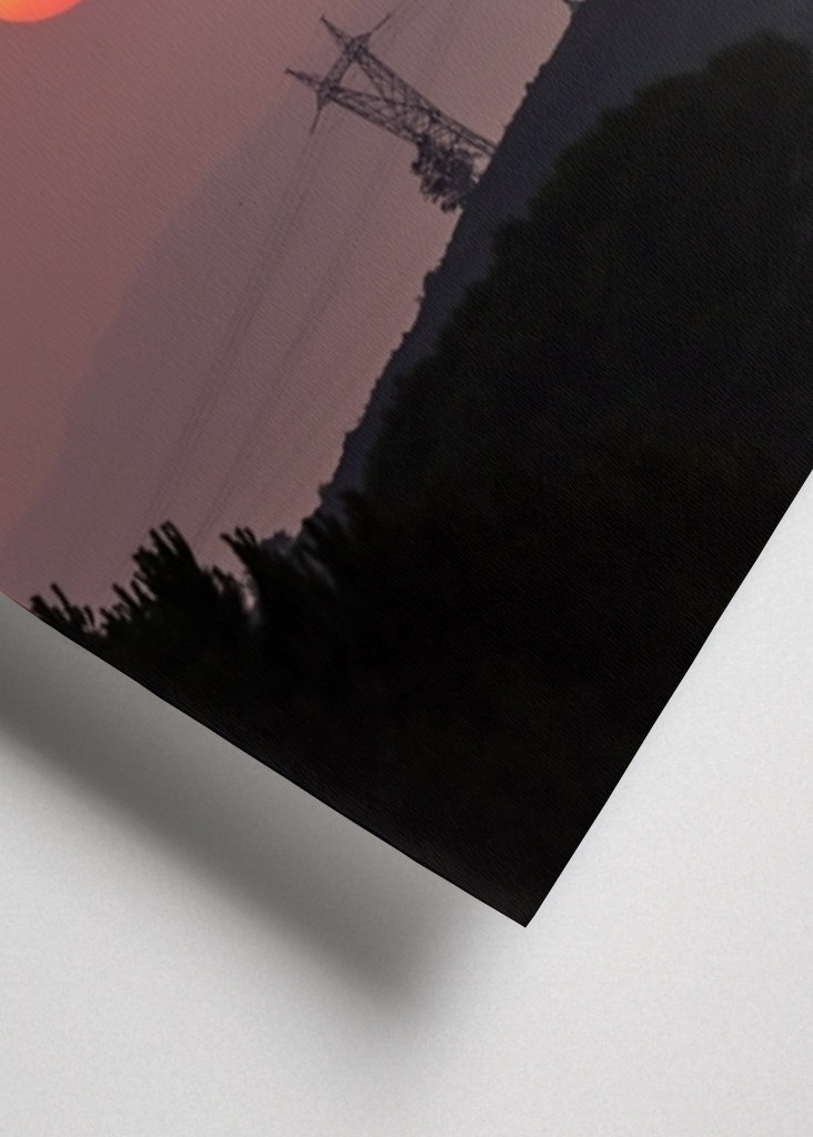 Tramonto sulla montagna