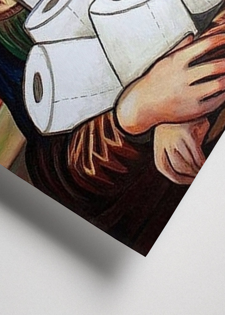 funny mona toilet paper