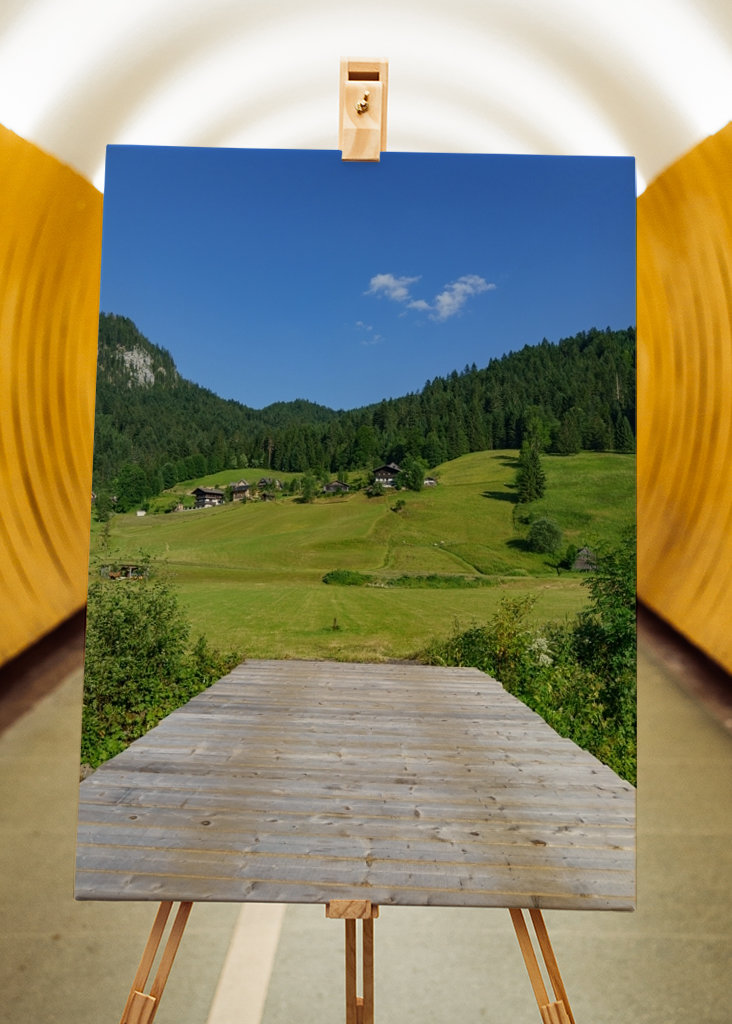 the green austrian alps