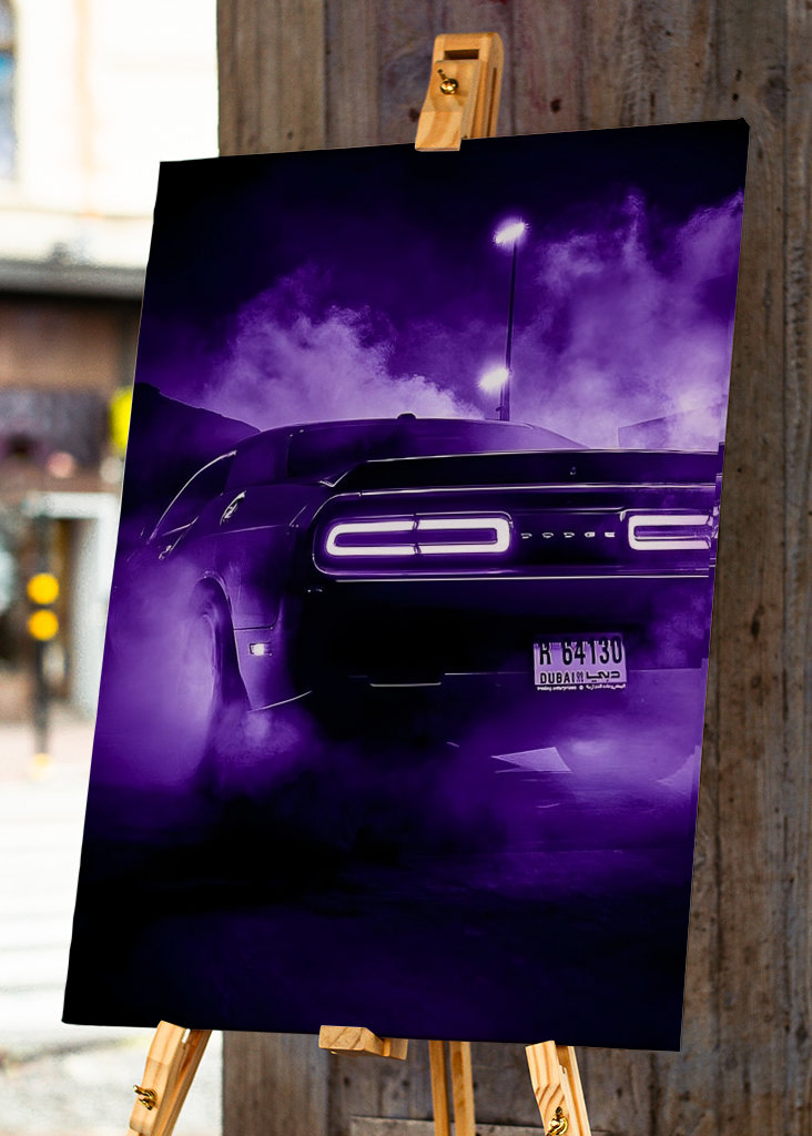 Sport Car - Purple Smoke